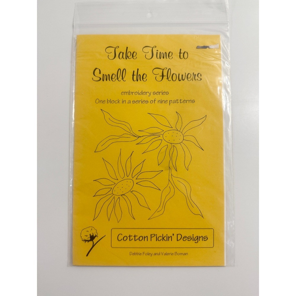 Take Time to Smell The Flowers Cotton Pickin'‎ Designs Pattern